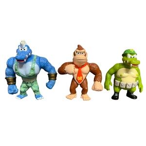 Donkey Kong Country Rare Takara Figure Lot – Vintage Nintendo Collectibles